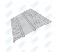 Софит тройной с перфорацией по бокам Белый Софит тройной с перфорацией по бокам Белый