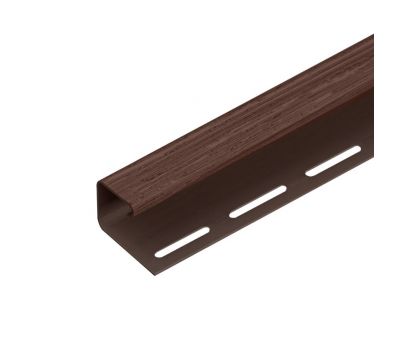 J-профиль Люкс Итальянский орех от производителя  Tecos по цене 593 р J-профиль Люкс Итальянский орех от производителя  Tecos по цене 593 р