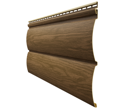 Виниловый сайдинг - серия LUX Блок-Хаус D4,7T,( под бревно) Миндаль от производителя  Docke по цене 592 р Виниловый сайдинг - серия LUX Блок-Хаус D4,7T,( под бревно) Миндаль от производителя  Docke по цене 592 р