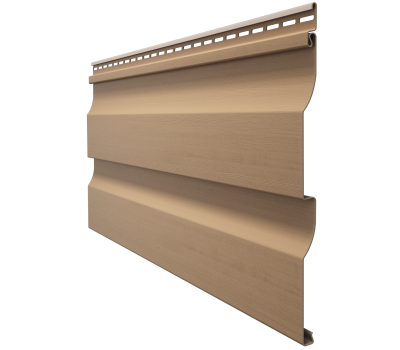 Виниловый сайдинг - серия PREMIUM D4,5D, (Корабельный брус) Капучино от производителя  Docke по цене 364 р Виниловый сайдинг - серия PREMIUM D4,5D, (Корабельный брус) Капучино от производителя  Docke по цене 364 р