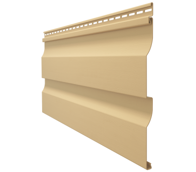 Виниловый сайдинг - серия PREMIUM D4,5D,(Корабельный брус) Карамель от производителя Docke по цене 364 р Виниловый сайдинг - серия PREMIUM D4,5D,(Корабельный брус) Карамель от производителя Docke по цене 364 р