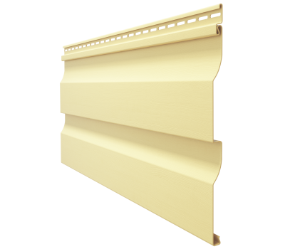 Виниловый сайдинг - серия PREMIUM D4,5D,(Корабельный брус) Лимон от производителя  Docke по цене 364 р