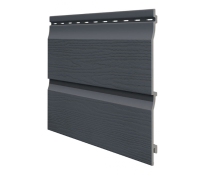 Виниловый сайдинг панель двойная Kerrafront Classic - Anthracite от производителя  Vox по цене 1 924 р Виниловый сайдинг панель двойная Kerrafront Classic - Anthracite от производителя  Vox по цене 1 924 р