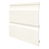 Виниловый сайдинг панель двойная Kerrafront Classic - White Виниловый сайдинг панель двойная Kerrafront Classic - White