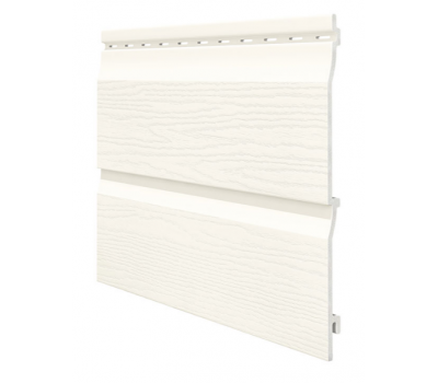 Виниловый сайдинг панель двойная Kerrafront Classic - White от производителя  Vox по цене 1 924 р Виниловый сайдинг панель двойная Kerrafront Classic - White от производителя  Vox по цене 1 924 р