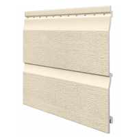 Виниловый сайдинг панель двойная Kerrafront T-Rex - Beige Виниловый сайдинг панель двойная Kerrafront T-Rex - Beige