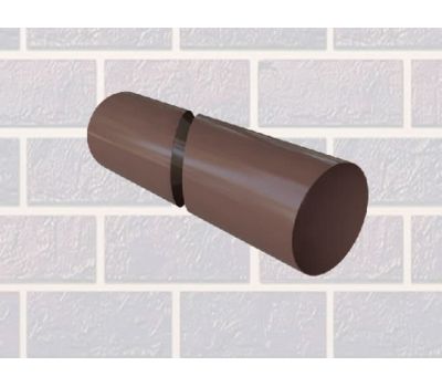 Труба водосточная коричневая 4м от производителя  Альта-профиль по цене 792 р Труба водосточная коричневая 4м от производителя  Альта-профиль по цене 792 р