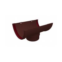 Воронка желоба ПВХ Шоколадная Воронка желоба ПВХ Шоколадная