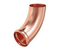 Отвод трубы декорированный Медь 150/100 Отвод трубы декорированный Медь 150/100