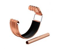 Соединитель желоба с резиновым уплотнителем Медь 150/100 Соединитель желоба с резиновым уплотнителем Медь 150/100