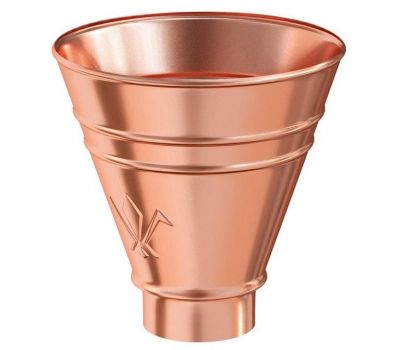 Воронка водосборная круглая Медь 150/100 от производителя  Aquasystem по цене 13 549 р Воронка водосборная круглая Медь 150/100 от производителя  Aquasystem по цене 13 549 р