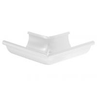 Угол желоба, наружный 90° RAL 9003 Белый 125/90 Угол желоба, наружный 90° RAL 9003 Белый 125/90