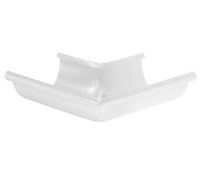 Угол желоба, наружный 90° RAL 9003 Белый 125/90 от производителя  Aquasystem по цене 2 208 р Угол желоба, наружный 90° RAL 9003 Белый 125/90 от производителя  Aquasystem по цене 2 208 р