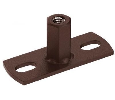 Держатель для хомута под метиза RAL 8017 Коричневый matt 150/100 от производителя  Aquasystem по цене 1 129 р