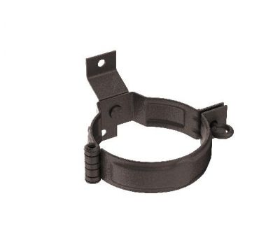 Декоративный хомут трубы под дерево с комплектом крепления RR 32 Тёмно-коричневый matt 125/90 от производителя  Aquasystem по цене 1 702 р