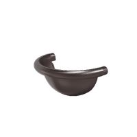 Заглушка универсальная полукруглая RR 32 Тёмно-коричневый matt 150/100 Заглушка универсальная полукруглая RR 32 Тёмно-коричневый matt 150/100