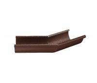 Угол желоба, наружный 135° RAL 8017 Коричневый matt 125/90 Угол желоба, наружный 135° RAL 8017 Коричневый matt 125/90