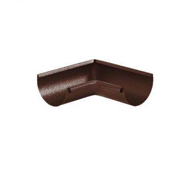 Угол желоба, внутренний 90° RAL 8017 Коричневый matt 125/90 от производителя  Aquasystem по цене 2 902 р