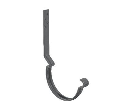 Крюк крепления желоба длинный модернизированный RAL 7024 Тёмно-серый 150/100 от производителя  Aquasystem по цене 599 р Крюк крепления желоба длинный модернизированный RAL 7024 Тёмно-серый 150/100 от производителя  Aquasystem по цене 599 р