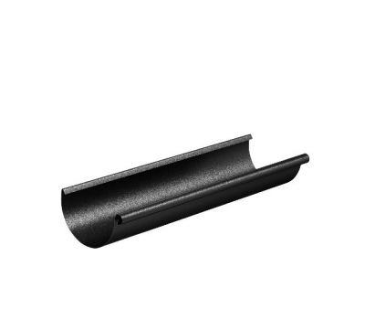 Водосточный желоб RAL 9005 Чёрный 3.00м 125/90 от производителя  Aquasystem по цене 1 407 р Водосточный желоб RAL 9005 Чёрный 3.00м 125/90 от производителя  Aquasystem по цене 1 407 р