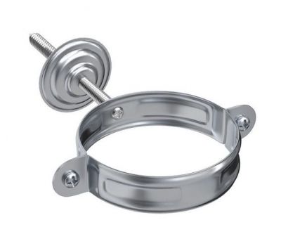 Комплект крепления трубы Оцинкованный 150/100 от производителя  Aquasystem по цене 463 р Комплект крепления трубы Оцинкованный 150/100 от производителя  Aquasystem по цене 463 р