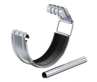 Соединитель желоба с резиновым уплотнителем Оцинкованный 125/90 Соединитель желоба с резиновым уплотнителем Оцинкованный 125/90