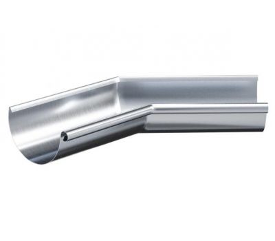 Угол желоба, внутренний 135° Оцинкованный 125/90 от производителя  Aquasystem по цене 2 148 р Угол желоба, внутренний 135° Оцинкованный 125/90 от производителя  Aquasystem по цене 2 148 р