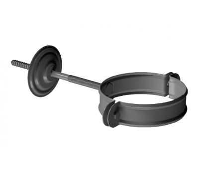 Хомут трубы D90, ГРАФИТ (RAL 7024) от производителя  Docke по цене 535 р Хомут трубы D90, ГРАФИТ (RAL 7024) от производителя  Docke по цене 535 р