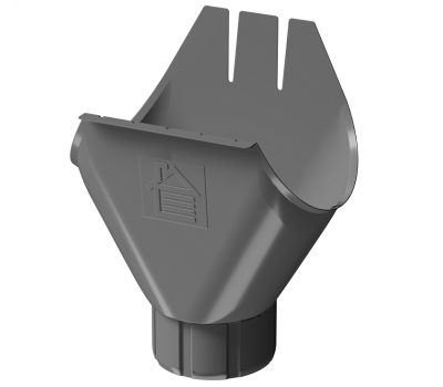 Воронка желоба D125, ГРАФИТ (RAL 7024) от производителя  Docke по цене 830 р Воронка желоба D125, ГРАФИТ (RAL 7024) от производителя  Docke по цене 830 р