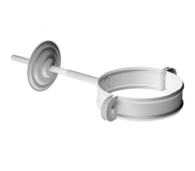 Хомут трубы D90, ПЛОМБИР (RAL 9010) от производителя Docke по цене 535 р Хомут трубы D90, ПЛОМБИР (RAL 9010) от производителя Docke по цене 535 р