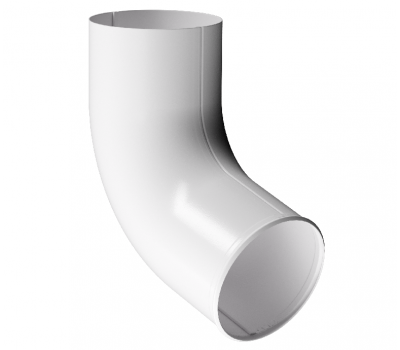 Отвод трубы D90, ПЛОМБИР (RAL 9010) от производителя  Docke по цене 915 р