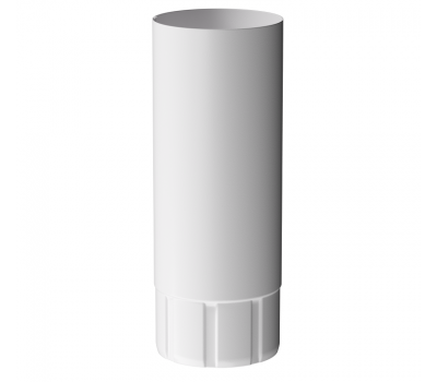 Труба водосточная D90 1 м ПЛОМБИР (RAL 9010) от производителя  Docke по цене 950 р