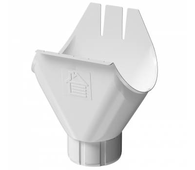 Воронка желоба D125, ПЛОМБИР (RAL 9010) от производителя  Docke по цене 830 р Воронка желоба D125, ПЛОМБИР (RAL 9010) от производителя  Docke по цене 830 р