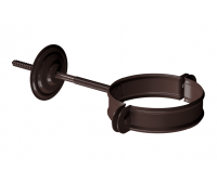 Хомут трубы D90, ШОКОЛАД (RAL 8019) Хомут трубы D90, ШОКОЛАД (RAL 8019)