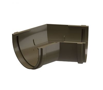 Угол желоба универсал 135˚ Premium ПВХ Каштан от производителя  Docke по цене 1 206 р