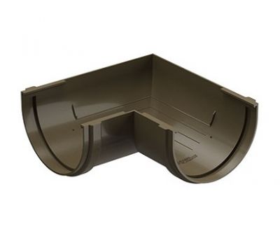 Угол желоба универсал 90˚ Premium ПВХ Каштан от производителя Docke по цене 352 р Угол желоба универсал 90˚ Premium ПВХ Каштан от производителя Docke по цене 352 р