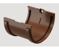 Соединитель для желоба Светло-коричневый Соединитель для желоба Светло-коричневый