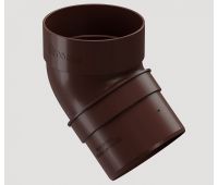 Колено трубы 45° Тёмно-коричневый Колено трубы 45° Тёмно-коричневый