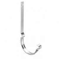 Держатель желоба/кронштейн длинный полоса Белый (RAL 9003) Держатель желоба/кронштейн длинный полоса Белый (RAL 9003)