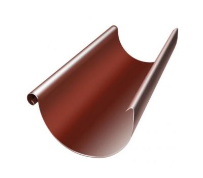 Водосточный желоб 3м Кирпичный (RAL 8004) от производителя  Grand Line по цене 1 740 р Водосточный желоб 3м Кирпичный (RAL 8004) от производителя  Grand Line по цене 1 740 р