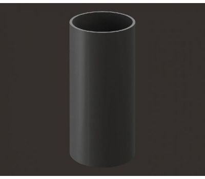 Труба для водостока 1 м Lux ПВХ Графит от производителя  Docke по цене 525 р