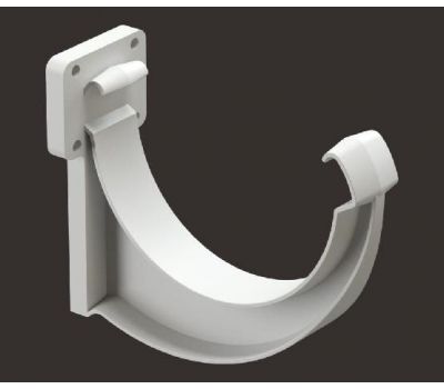 Кронштейн желоба пластиковый Lux ПВХ Пломбир от производителя  Docke по цене 128 р Кронштейн желоба пластиковый Lux ПВХ Пломбир от производителя  Docke по цене 128 р