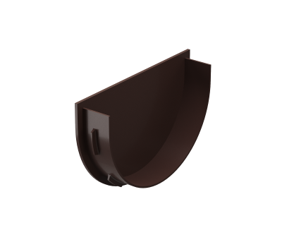 Заглушка желоба универсальная Premium ПВХ Шоколад от производителя Docke по цене 119 р Заглушка желоба универсальная Premium ПВХ Шоколад от производителя Docke по цене 119 р