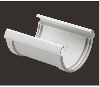 Соединитель желоба Lux ПВХ Пломбир от производителя  Docke по цене 278 р Соединитель желоба Lux ПВХ Пломбир от производителя  Docke по цене 278 р