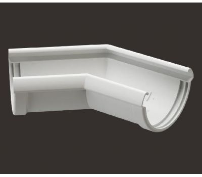 Угол желоба универсал 135° Lux ПВХ Пломбир от производителя  Docke по цене 1 425 р Угол желоба универсал 135° Lux ПВХ Пломбир от производителя  Docke по цене 1 425 р